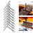 9Pcs Guitar T-shaped Ruler Guitar String Height Ruler Repair Set Stainless Steel T-shaped Gauge - 1