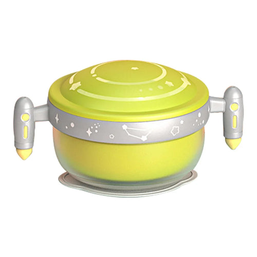 HOGOKIDS 400ml Injection Hot Water Insulation Kids Warm Tableware Food Warming Bowl ST (BPA Free, No FDA Certificate) - Green - 1