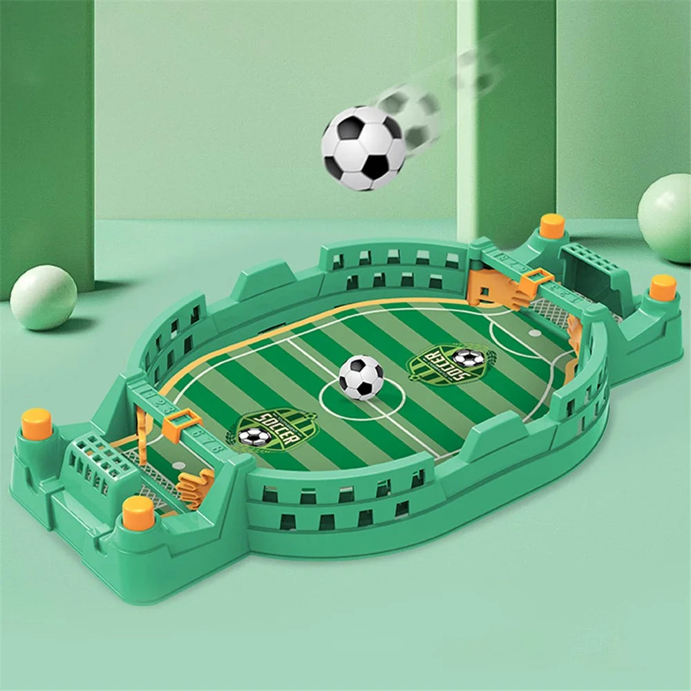 3662 Children Desktop Game Simulated Football Field Two Player Soccer Game Parent-child Interactive Toy - Green - 2