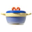 Constant Temperature Water Injection Baby Insulation Bowl Suction Cup Bowl (BPA-Free, NO FDA Certification) - Dark Blue - 1