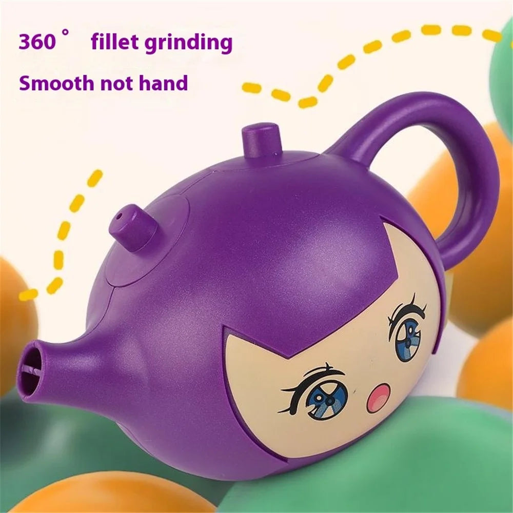 GS-3373 Children Science Experiment Cartoon Teapot Magic Props Students Performance Magic Toy - Black - 5