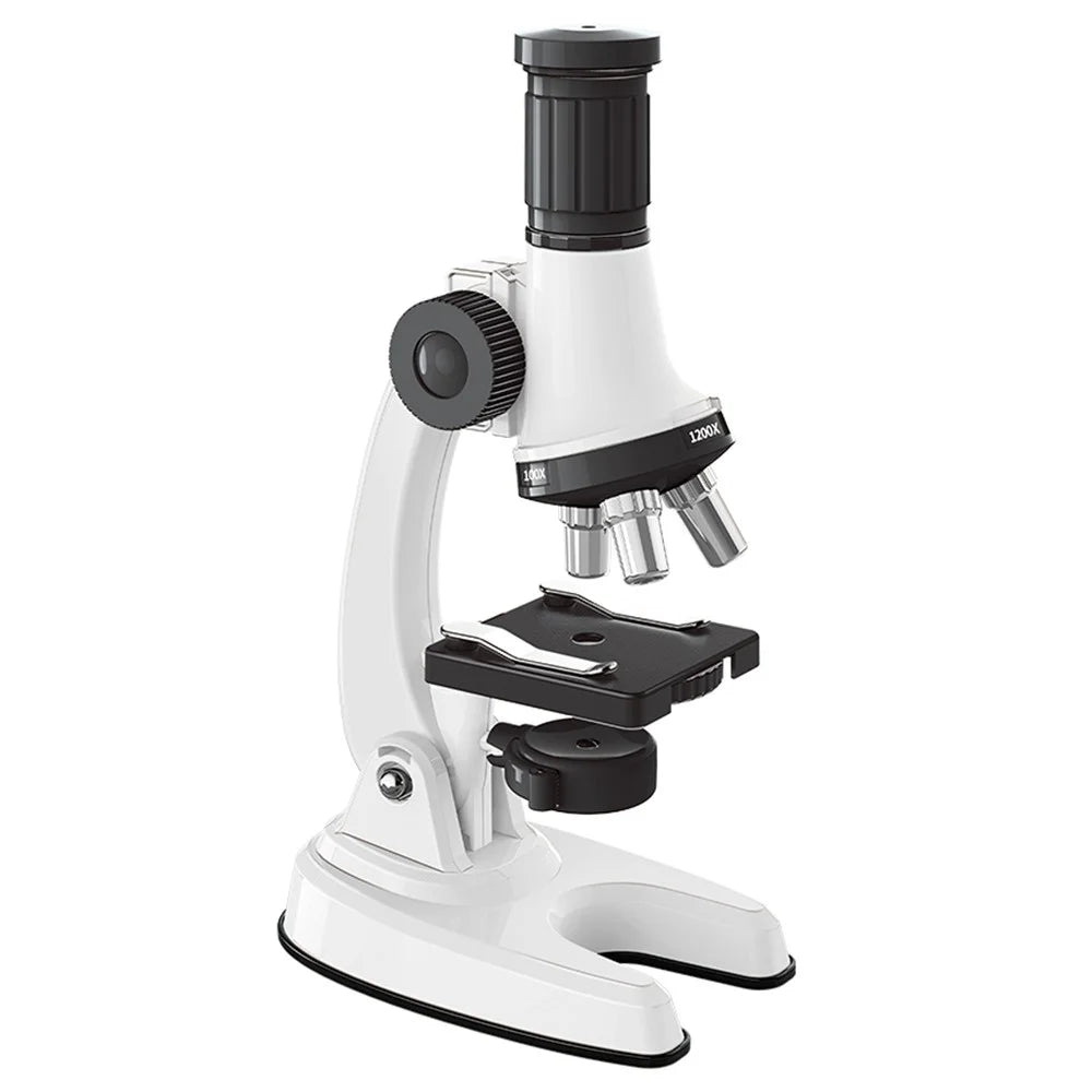 C2227A Kids Microscope Kit 1200x Magnification Kids Beginner Microscope Science Education Experiments - 1