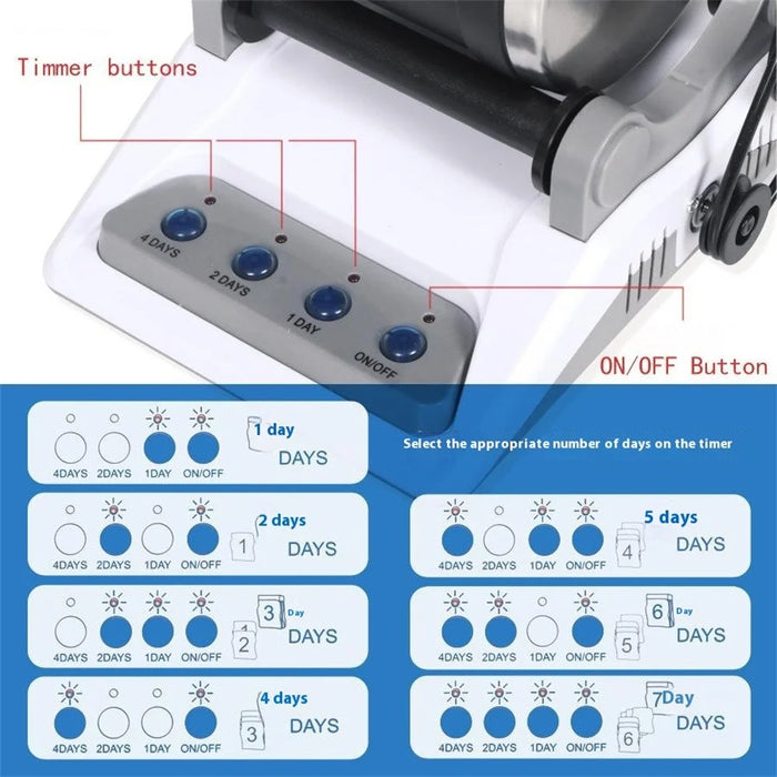 Children's Fun Electric Gem Polishing Machine Physical Science Experiment Kit Educational Toy - US Plug - 7