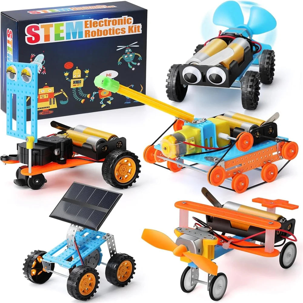 Science Experiment Assembly Kit DIY Robot Building Block Set for Elementary Students Educational Toy - 2