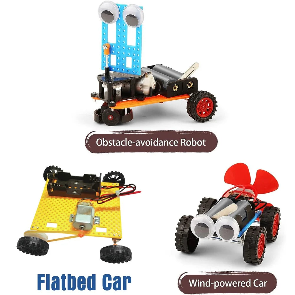 Science Experiment Assembly Kit DIY Robot Building Block Set for Elementary Students Educational Toy - 6