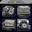 10088 V8 Engine Model Kit with Electric Power DIY Assembly Educational Toy for Kids  /  Car Enthusiasts - 3