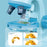 C2504 STEM Microscope for Elementary Middle School Students 1200x Magnification Science Experiment Kit Educational Toy Set - Blue - 4