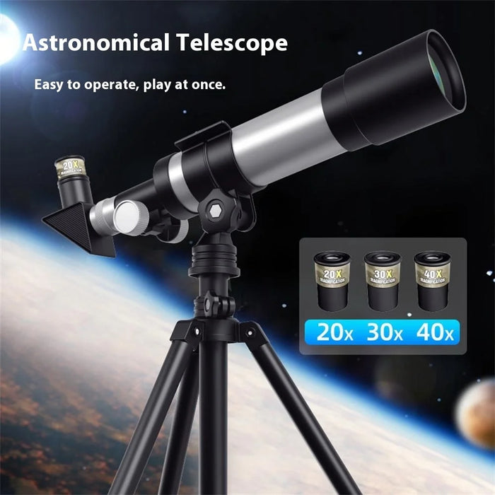 1020 / 1018 STEAM Education Telescope High Magnification Astronomical Telescope for Students / Children Scientific Experiment Toy - Style A - 3