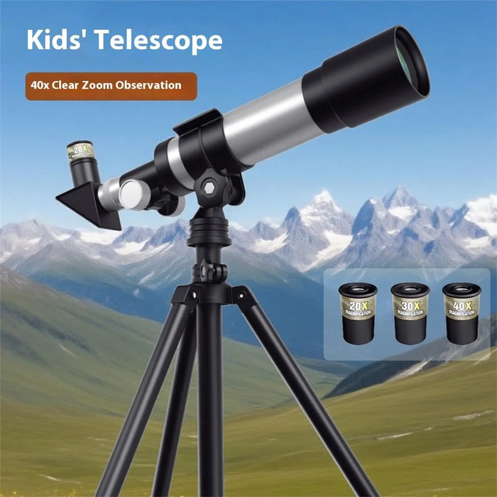 1020 / 1018 STEAM Education Telescope High Magnification Astronomical Telescope for Students / Children Scientific Experiment Toy - Style A - 4