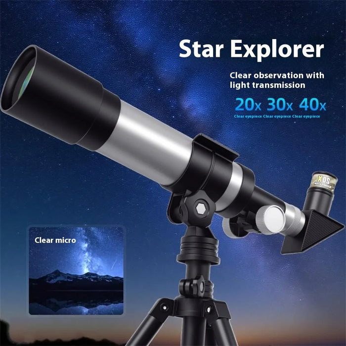 1020 / 1018 STEAM Education Telescope High Magnification Astronomical Telescope for Students / Children Scientific Experiment Toy - Style A - 5