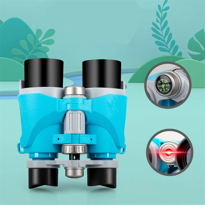 DB35960 Portable Children Telescope with Compass  Student Nature Observation Optical HD Binoculars - 4