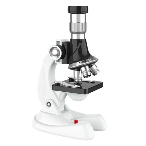 QB3303 1 Set Elementary School Student STEM Microscope 1200X Magnification Tools for Children - 1