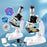 QB3303 1 Set Elementary School Student STEM Microscope 1200X Magnification Tools for Children - 2
