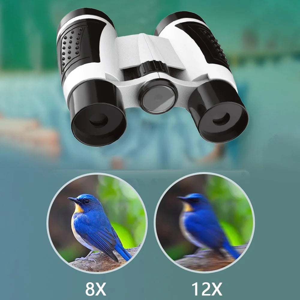 2208 Children Science Experiment Telescope Toy Portable Outdoor Student HD Binoculars - 4