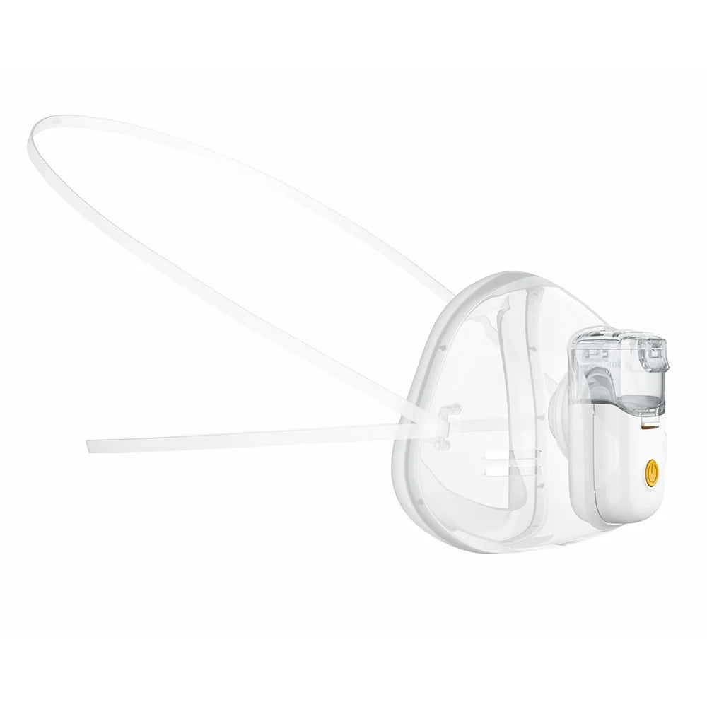 YS38E Portable Nebulizer Ultrasonic Handheld Inhaler with Mask for Adult Kids Home Use - White - 1