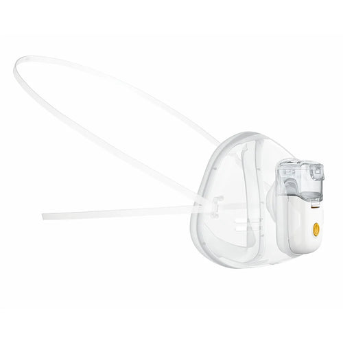 YS38E Portable Nebulizer Ultrasonic Handheld Inhaler with Mask for Adult Kids Home Use - White - 1