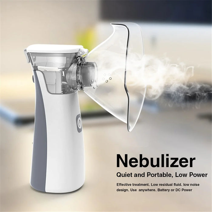 Handheld Nebulizer Medical Silent Ultrasonic Inhalator Relief from Allergies Asthma for Breathing Problems - 3