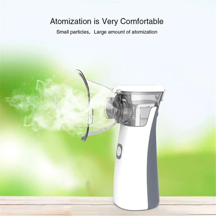 Handheld Nebulizer Medical Silent Ultrasonic Inhalator Relief from Allergies Asthma for Breathing Problems - 5