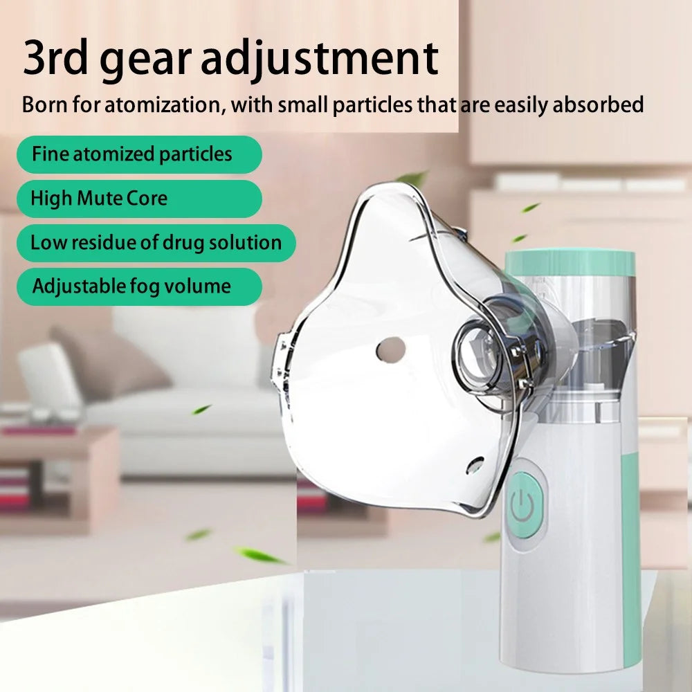 W303 Handheld Portable Mist Machine Silent Inhaler Adult Children Inhalator for Home Travel Use - 3