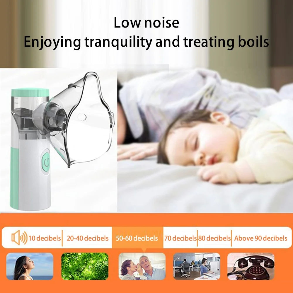 W303 Handheld Portable Mist Machine Silent Inhaler Adult Children Inhalator for Home Travel Use - 5