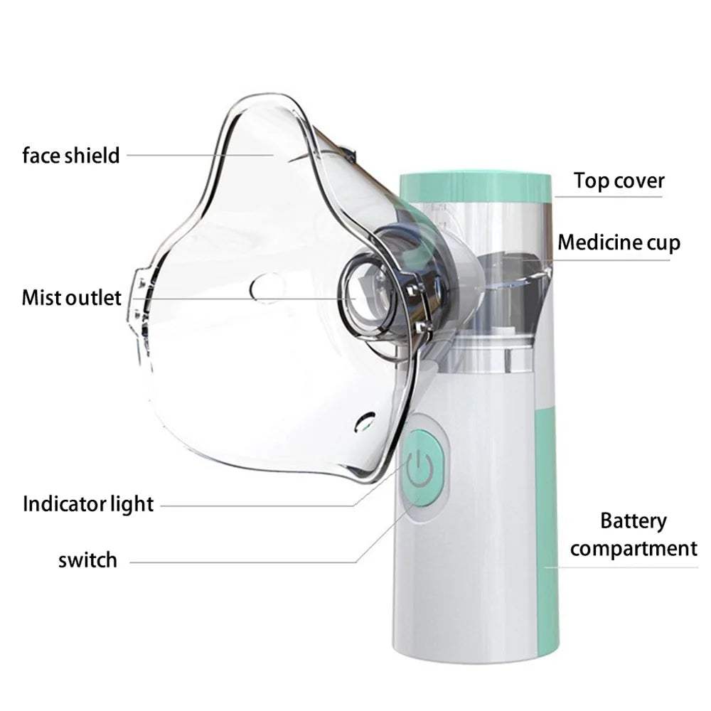 W303 Handheld Portable Mist Machine Silent Inhaler Adult Children Inhalator for Home Travel Use - 6