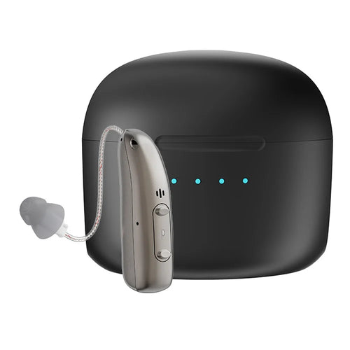 R03L1 RIC Digital Hearing Aid Noise Reduction Bluetooth-compatible Sound Amplifier for Deaf Elderly (Single Ear) - Left Ear - 1