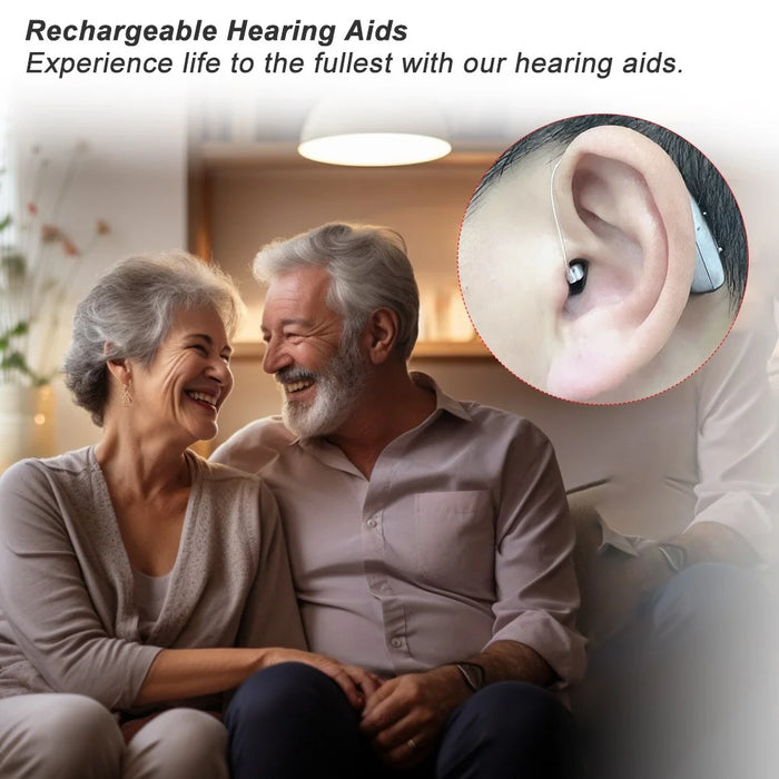 R03L1 RIC Digital Hearing Aid Noise Reduction Bluetooth-compatible Sound Amplifier for Deaf Elderly (Single Ear) - Left Ear - 3