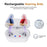 F50D2 Invisible In-Ear Digital Hearing Aid Elderly Noise Reduction Hearing Amplifier (Single Ear) - Red / Right Ear - 2