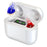 GM-912T Ergonomic CIC Design Hearing Aids with Charging Case LED Digital Display Elderly Seniors Voice Sound Amplifier - Red Blue  /  White Case - 1