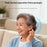 GM-313T RIC Behind-the-Ear Hearing Aid 16-Channel Digital Intelligent Voice Prompt Sound Amplifier for Elderly - Beige  /  Black Case - 6
