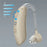 GM-350BT Hearing Aid Behind-the-Ear Rechargeable Bluetooth-compatible Elderly Voice Sound Amplifier for Left Right Ear - Beige - 4