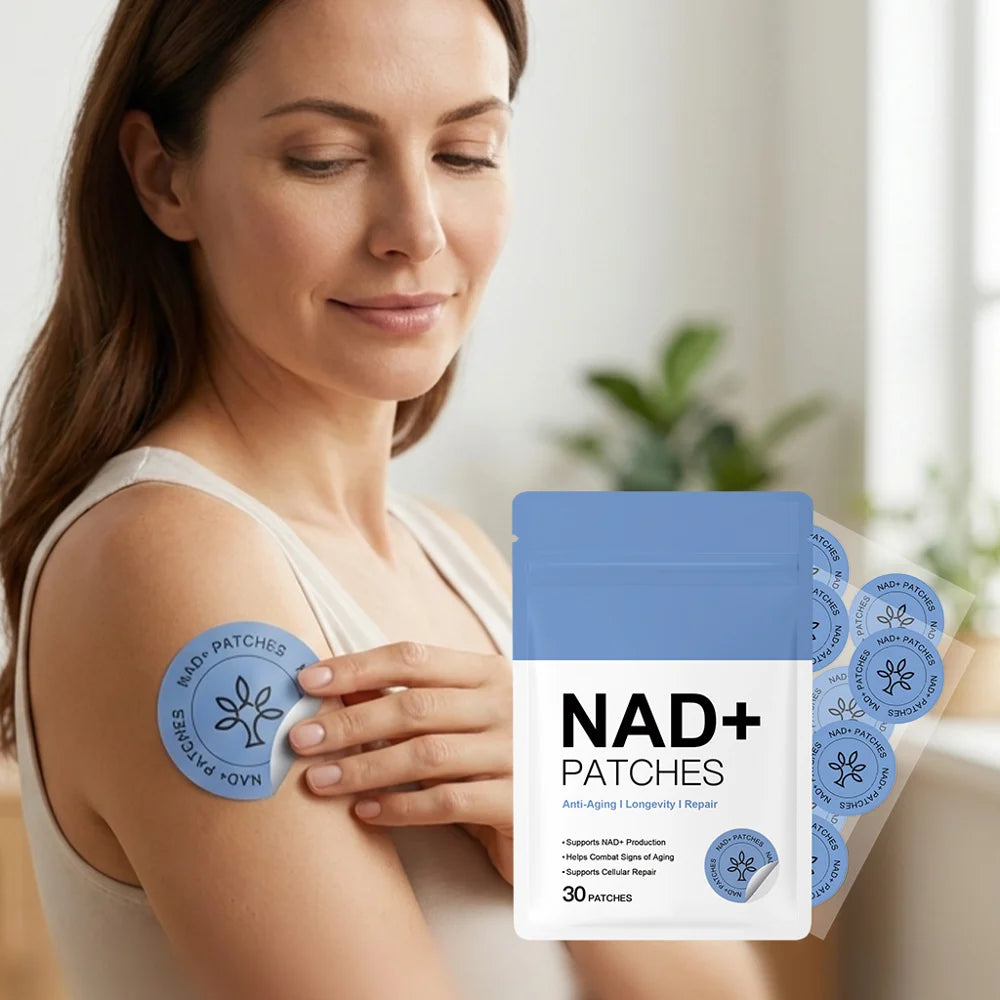 AMZ 30Pcs Body Care Patches NAD+ Anti-Aging Management Gentle Formula Breathable Health Care Patches - 30Pcs - 2