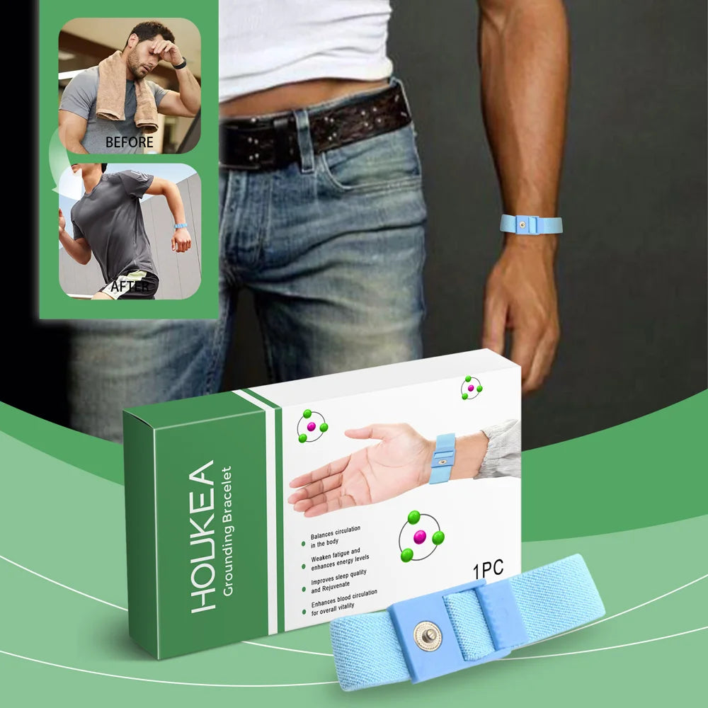 HOUKEA Body Care Bracelet Adjustable PVC Wellness Wristband for Men Women Daily Wear - 3