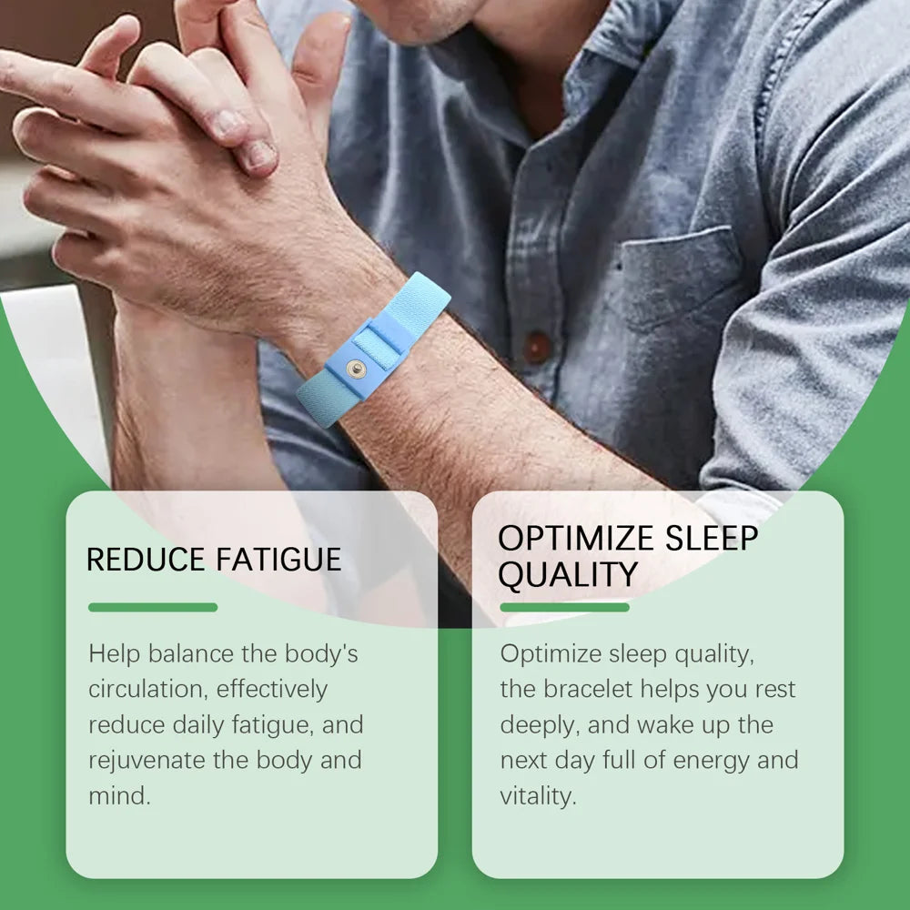 HOUKEA Body Care Bracelet Adjustable PVC Wellness Wristband for Men Women Daily Wear - 4