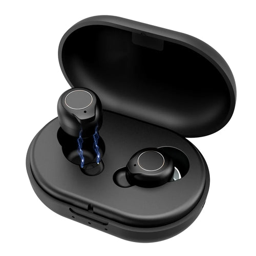 305 Upgraded Binaural Magnetic Rechargeable Hearing Aid Wireless Elderly Voice Amplifier - Black - 1