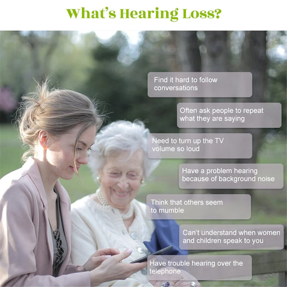 S601 Left Ear Elderly 6-Channel Sound Amplifier Digital Hearing Aid Headset for Elderly, Seniors, Adults - Graphite Grey - 2