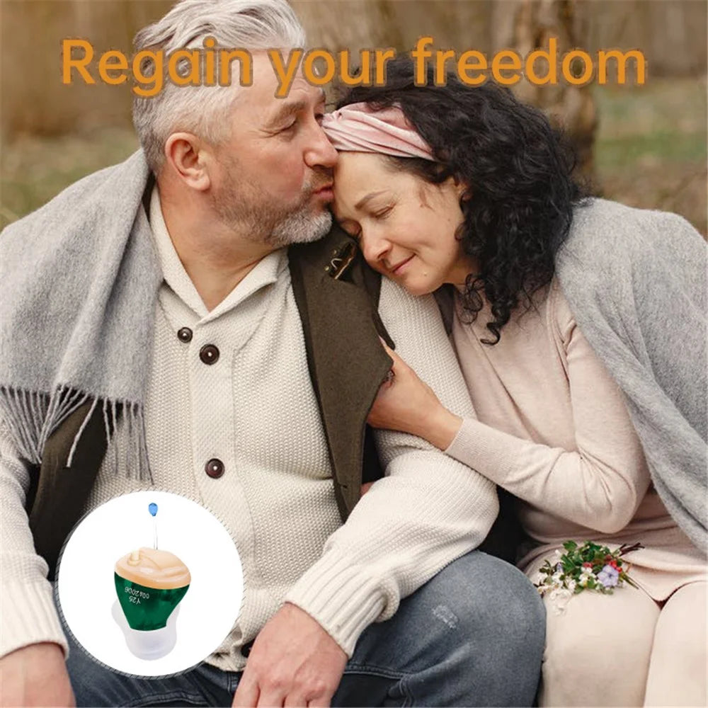 Y25 Right Ear Portable Mini Sound Amplifier WDRC 10-Channel Hearing Aid Elderly / Deaf People Hearing Aid Headset - 6