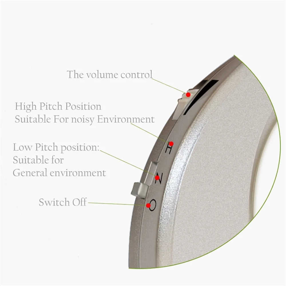 ST01 Right Ear Rechargeable Hearing Aid Ear-Back Type Sound Amplifier Digital Sound Amplification Device with 9 Earplugs for Elderly / Deaf People - 4