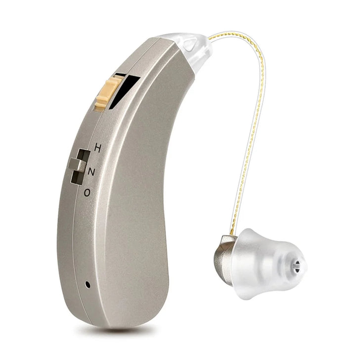 ST01 Left Ear Elderly People Sound Amplifier Deaf People Rechargeable Hearing Aid Ear-Back Type Headset Helping to Aid Hearing - 1