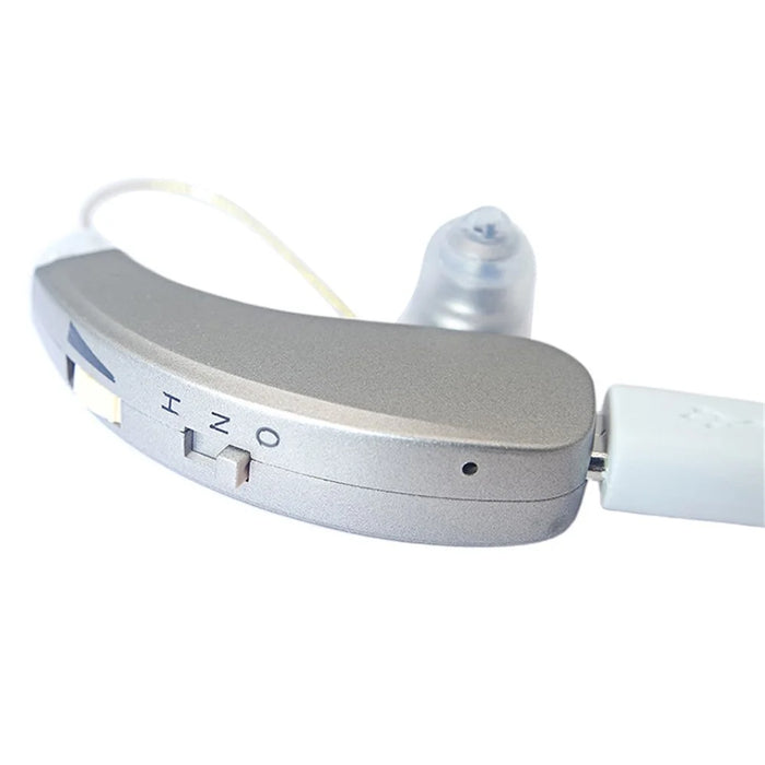 ST01 Left Ear Elderly People Sound Amplifier Deaf People Rechargeable Hearing Aid Ear-Back Type Headset Helping to Aid Hearing - 6