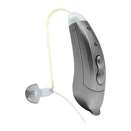 SF101 Right Ear Digital RIC Sound Amplification Device Headset  Elderly / Deaf People Hearing Aid 10-Channel Bluetooth-compatible Sound Amplifier - Graphite Grey - 1