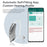 SF101 Left Ear Bluetooth-compatible Hearing Aid 10-Channel Sound Amplifier Digital RIC Sound Amplification Device with 6 Earplugs for Elderly / Deaf People - Pearl Grey - 2