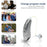 SF101 Left Ear Bluetooth-compatible Hearing Aid 10-Channel Sound Amplifier Digital RIC Sound Amplification Device with 6 Earplugs for Elderly / Deaf People - Pearl Grey - 5