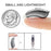 SF101 Left Ear Bluetooth-compatible Hearing Aid 10-Channel Sound Amplifier Digital RIC Sound Amplification Device with 6 Earplugs for Elderly / Deaf People - Pearl Grey - 7