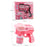 Children 10-holes Electric Bubble Machine Automatic Bubble Gun with Light - 9960 / Pink - 5