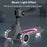 3 in 1 Kids Scooter with Seat Adjustable Height Foldable Kick Scooter for Children Ages 1 - 12 Years - Dark Grey - 2