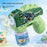 333-01A Cartoon Dinosaur Bubble Gun Toy Portable Electric Automatic Bubble Machine LED Lights Outdoor Kids Toy - Green - 7