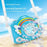 333-61 Electric Rechargeable Camera Bubble Machine Kids Camera-Shaped Bubble Maker Toy with Lights Music Effects - Blue - 4