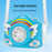 333-61 Electric Rechargeable Camera Bubble Machine Kids Camera-Shaped Bubble Maker Toy with Lights Music Effects - Blue - 6
