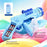 6601-36 Electric Bubble Gun Multi-Hole Gatling Bubble Maker LED Light Kids Toy with 60ml Bubble Solution for Outdoor - Pink - 4